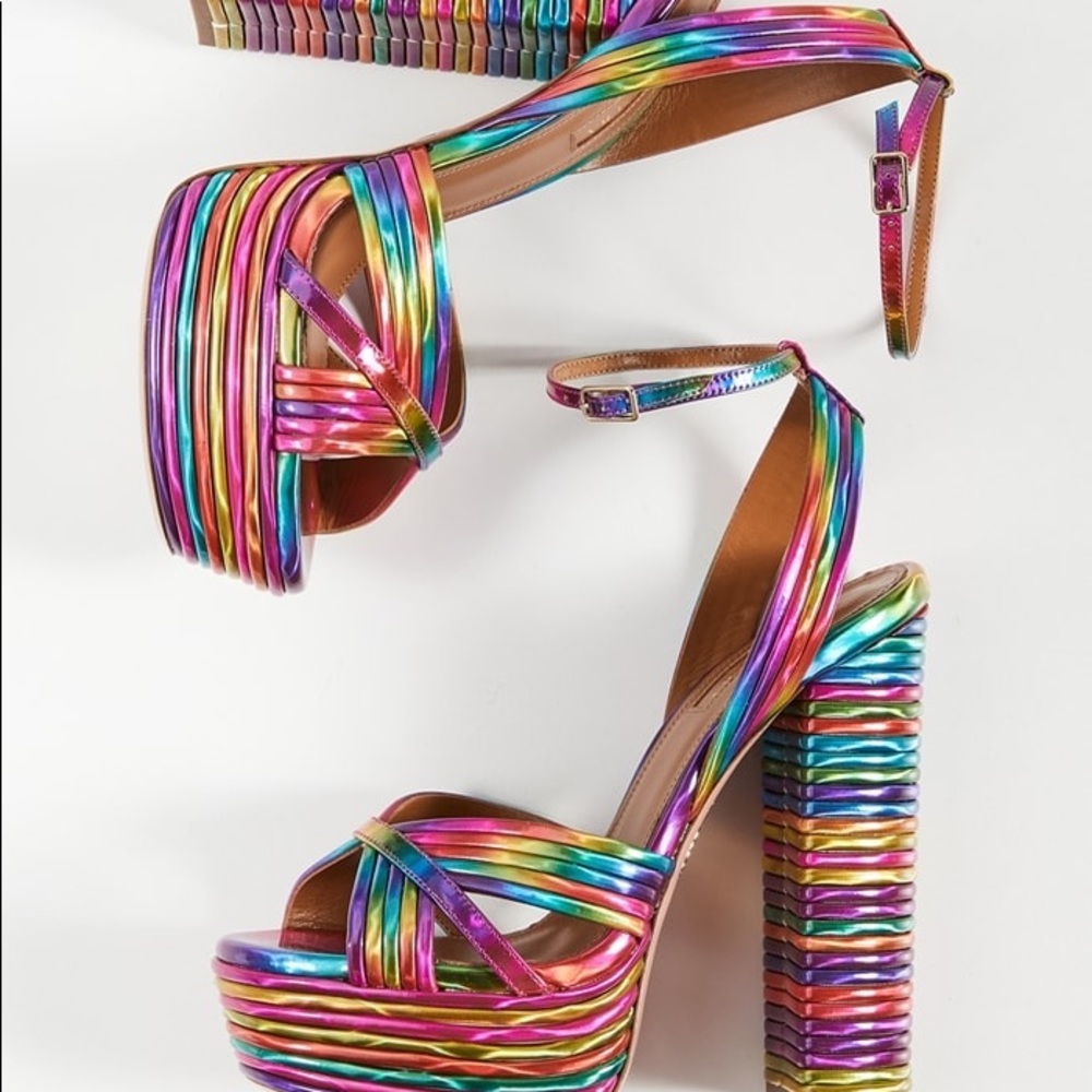 Aquazurra Sundance Plateau 140 (Disco Rainbow)